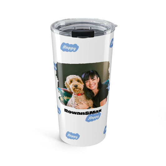 Custom Pet Portrait Tumbler 20oz