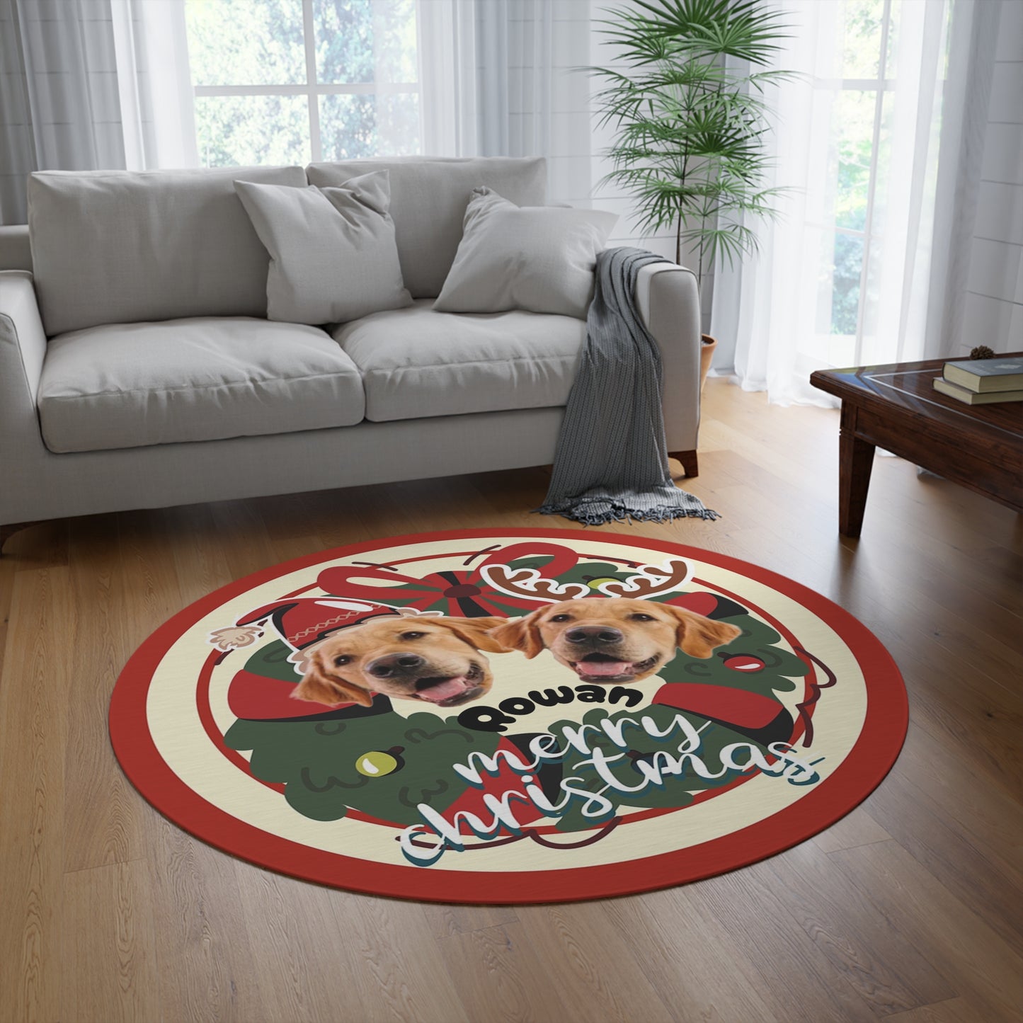 Christmas Round Rug