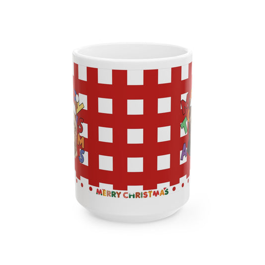 Christmas Custom Pet Portrait Cup