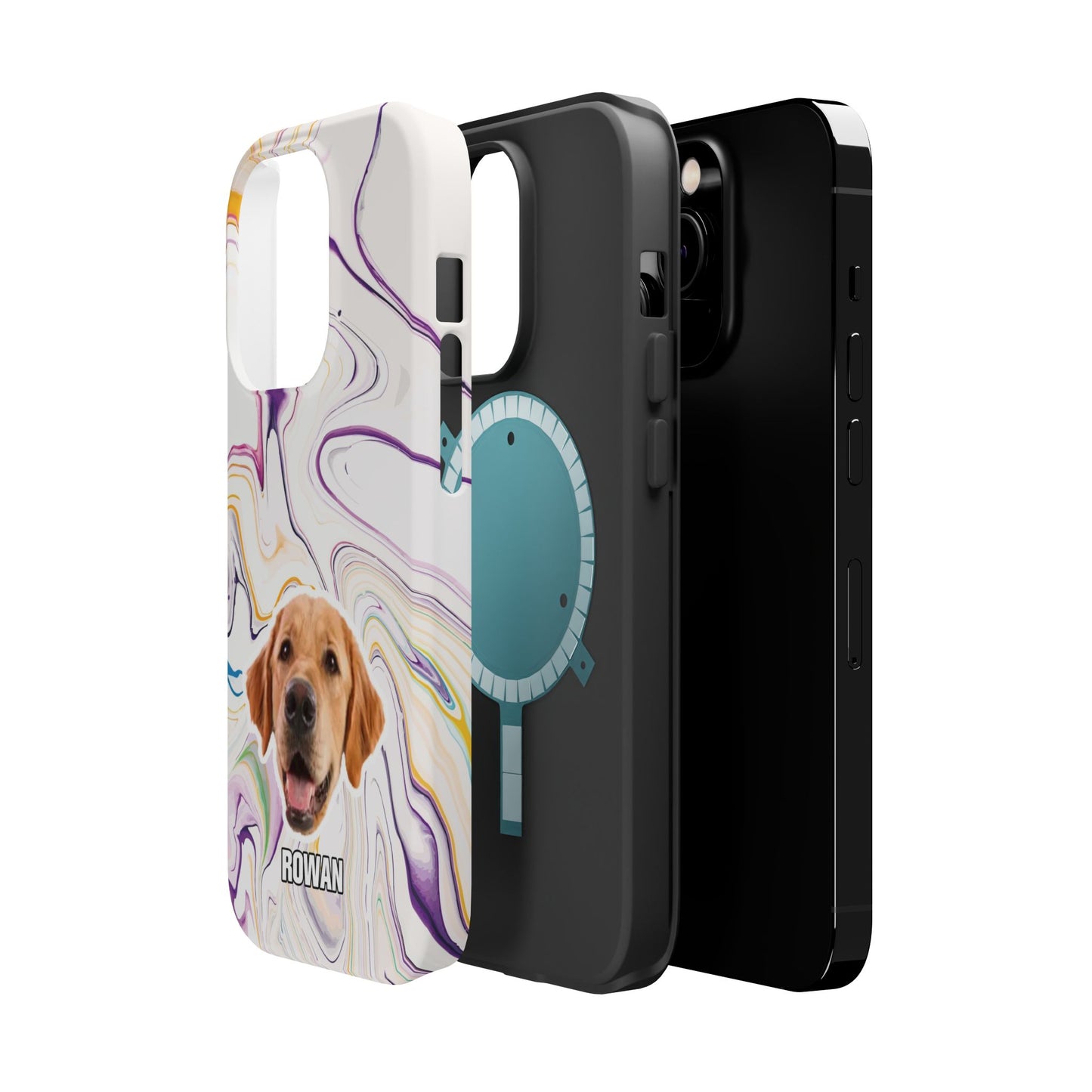 Marble Magnetic Impact-Resistant Cases