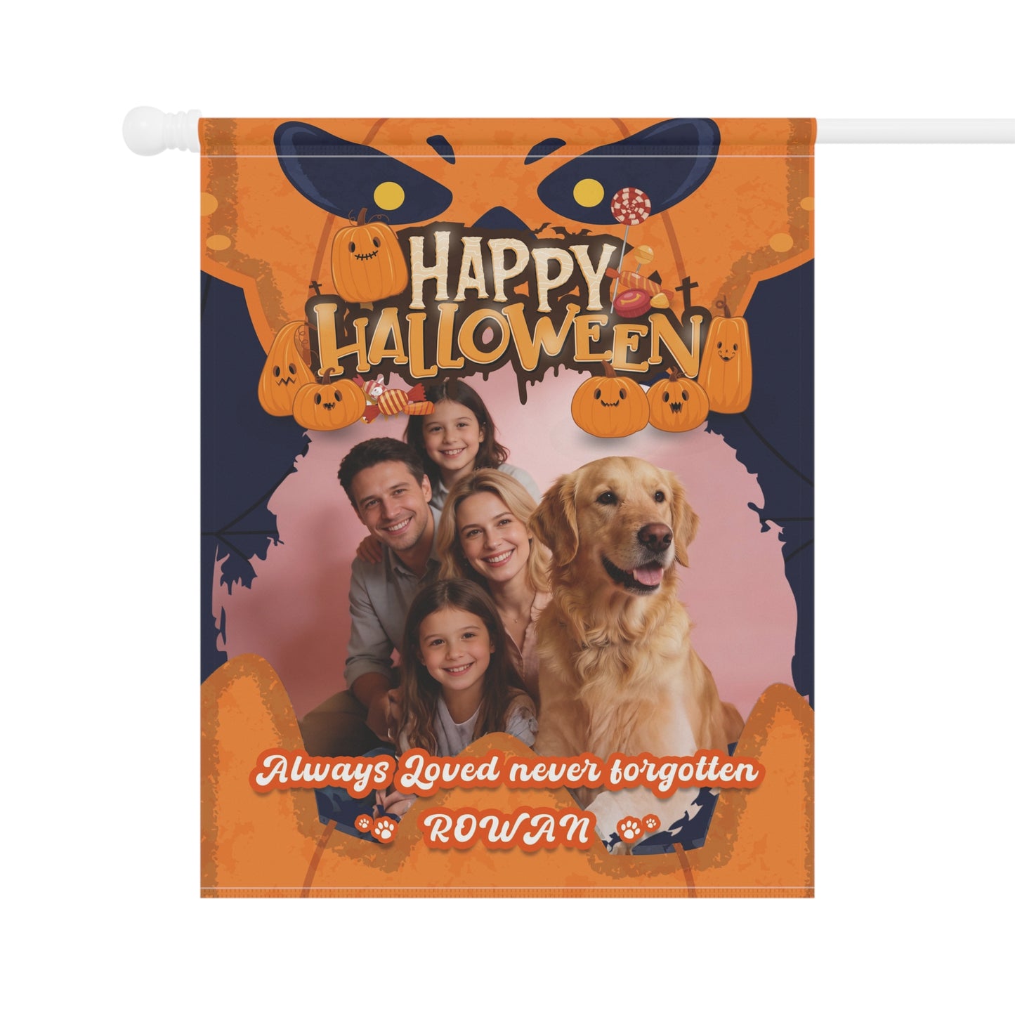 Halloween Garden & House Banner