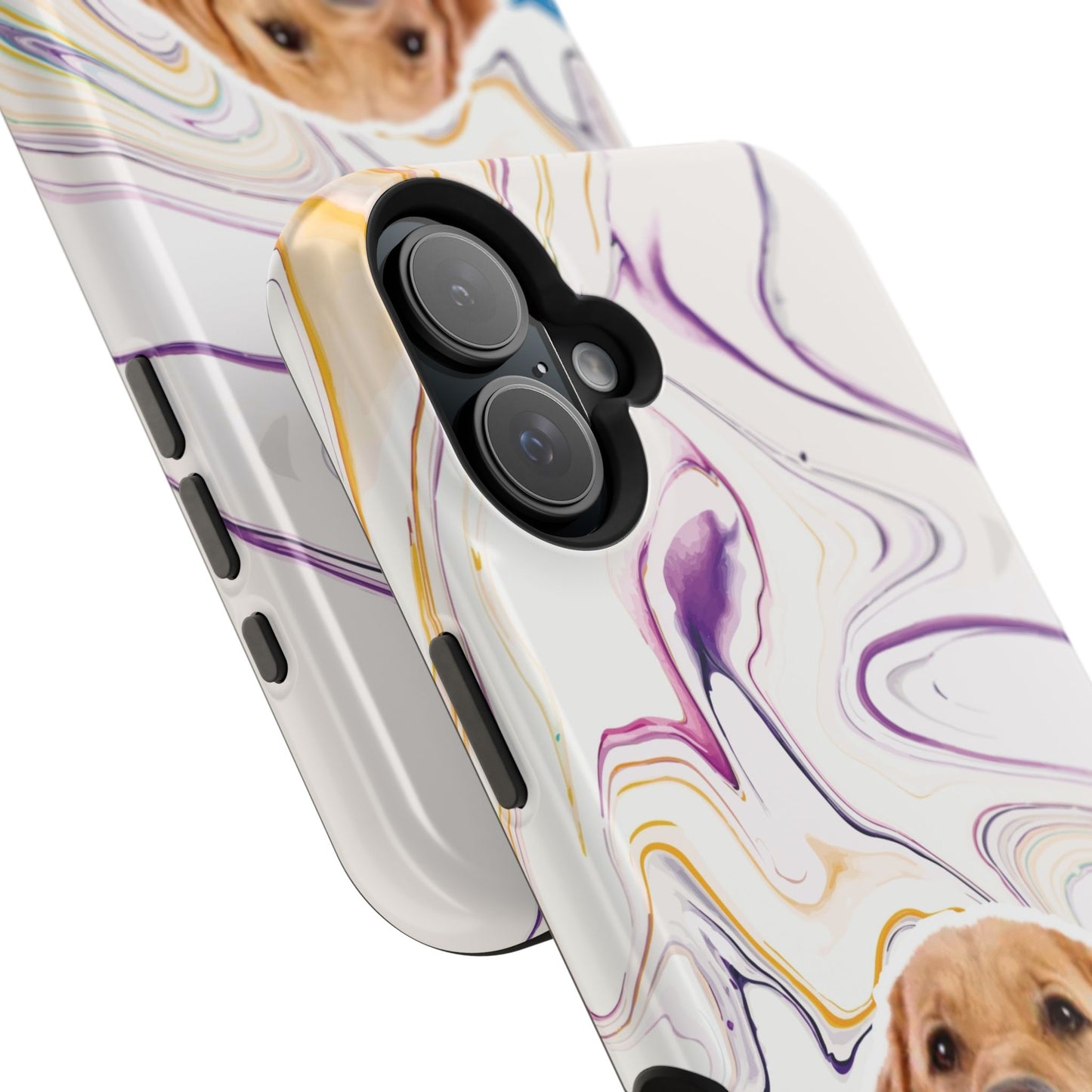 Marble Magnetic Impact-Resistant Cases