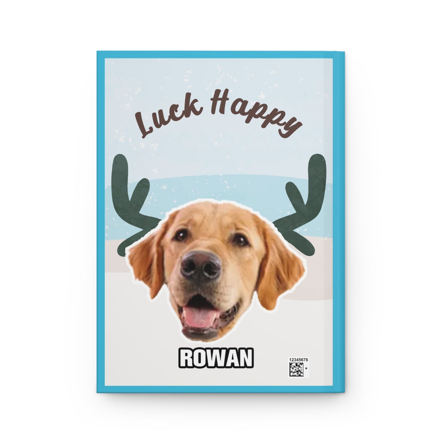 Pet's big head portrait Hardcover Journal Matte