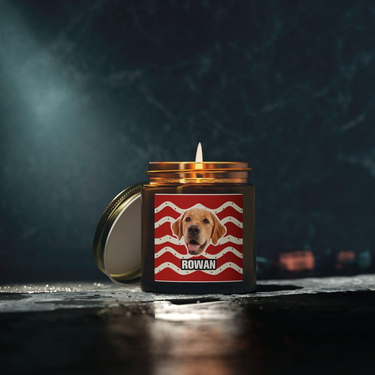 Christmas Scented Candles, Coconut Apricot Wax (4oz, 9oz)