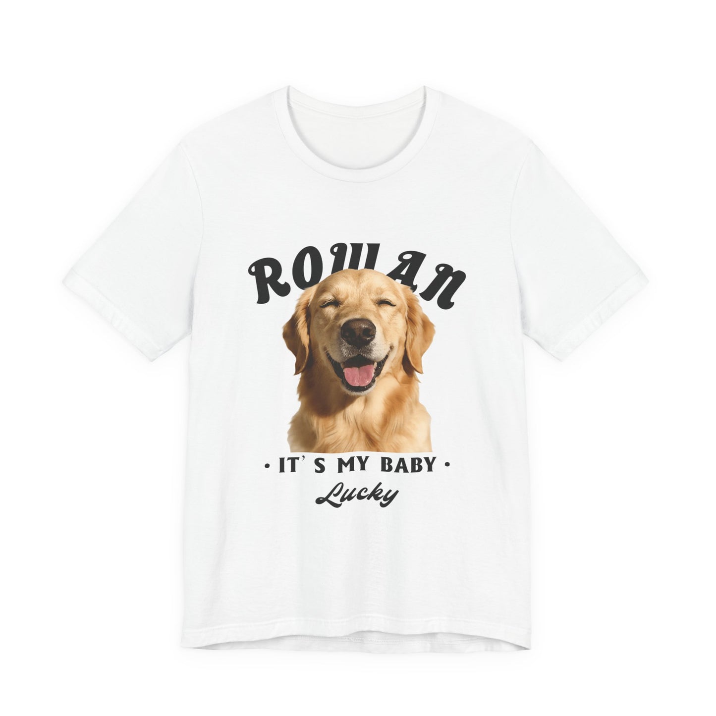 CUSTOM PERSONALIZED DOG PHOTO -DOG'S FAVORITE HUMAN SHIRT - PERSONALIZED PET T-SHIRT