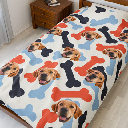 Pet Customization Velveteen Plush Blanket
