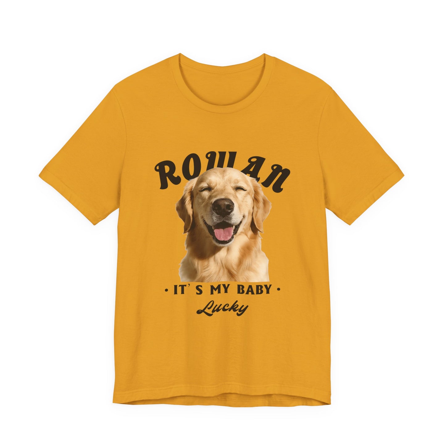 CUSTOM PERSONALIZED DOG PHOTO -DOG'S FAVORITE HUMAN SHIRT - PERSONALIZED PET T-SHIRT