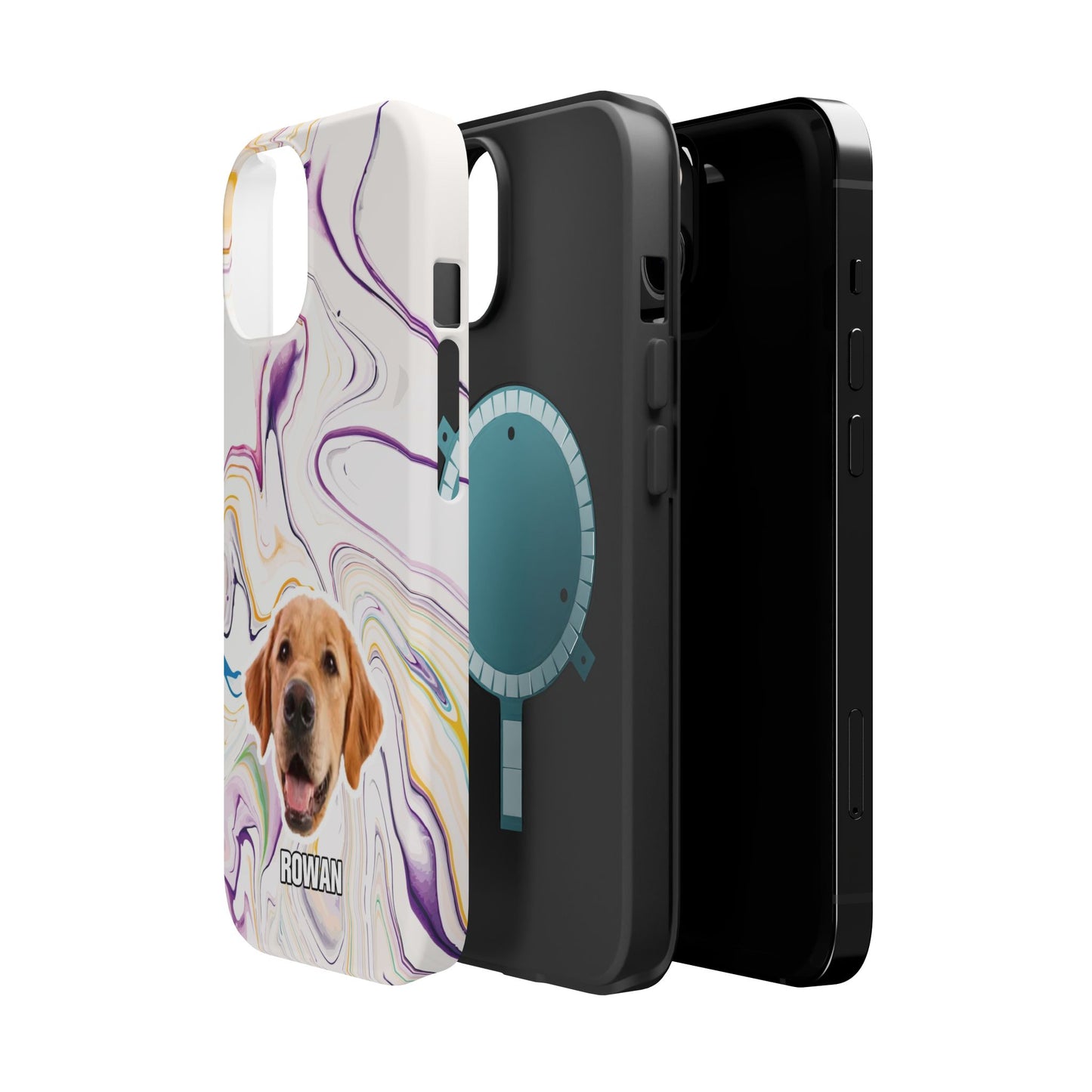 Marble Magnetic Impact-Resistant Cases