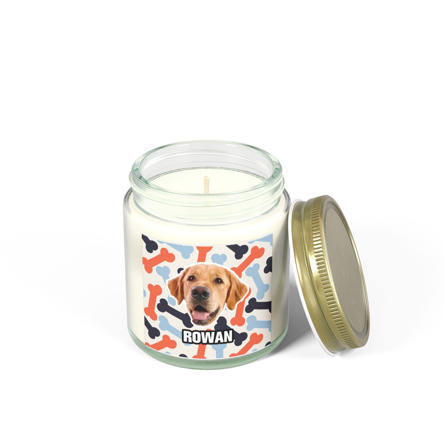 Pet Customization Scented Candles, Coconut Apricot Wax (4oz, 9oz)