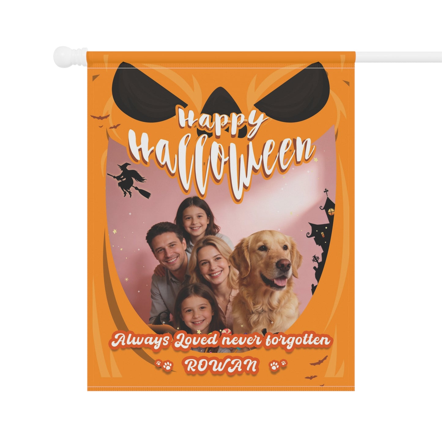 Halloween Garden & House Banner