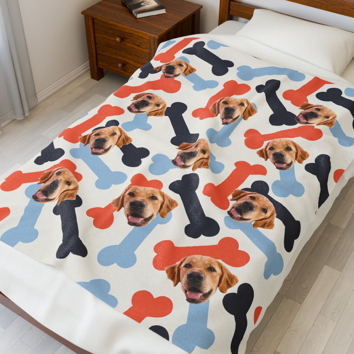 Pet Customization Velveteen Plush Blanket