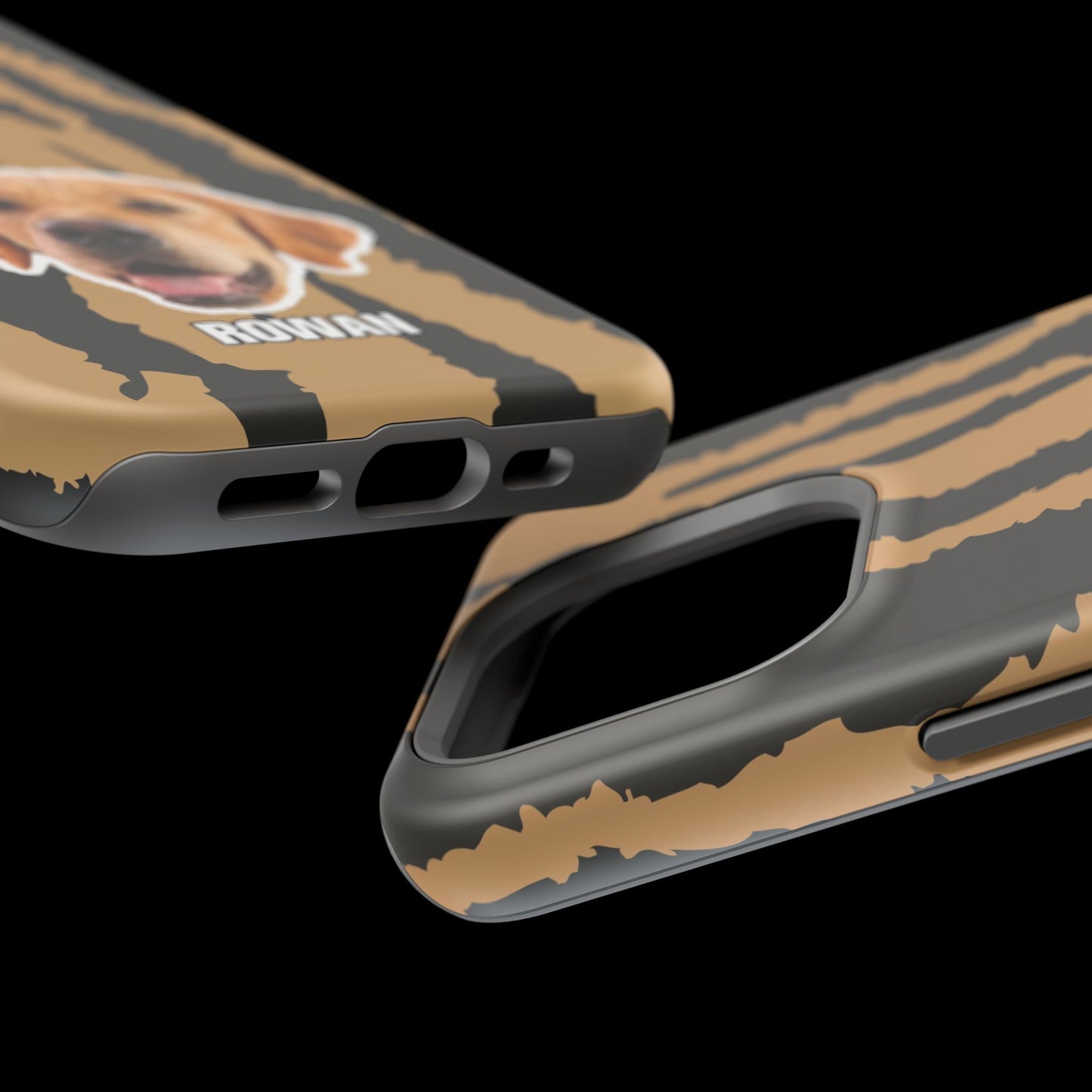 Animal texture Magnetic Impact-Resistant Cases