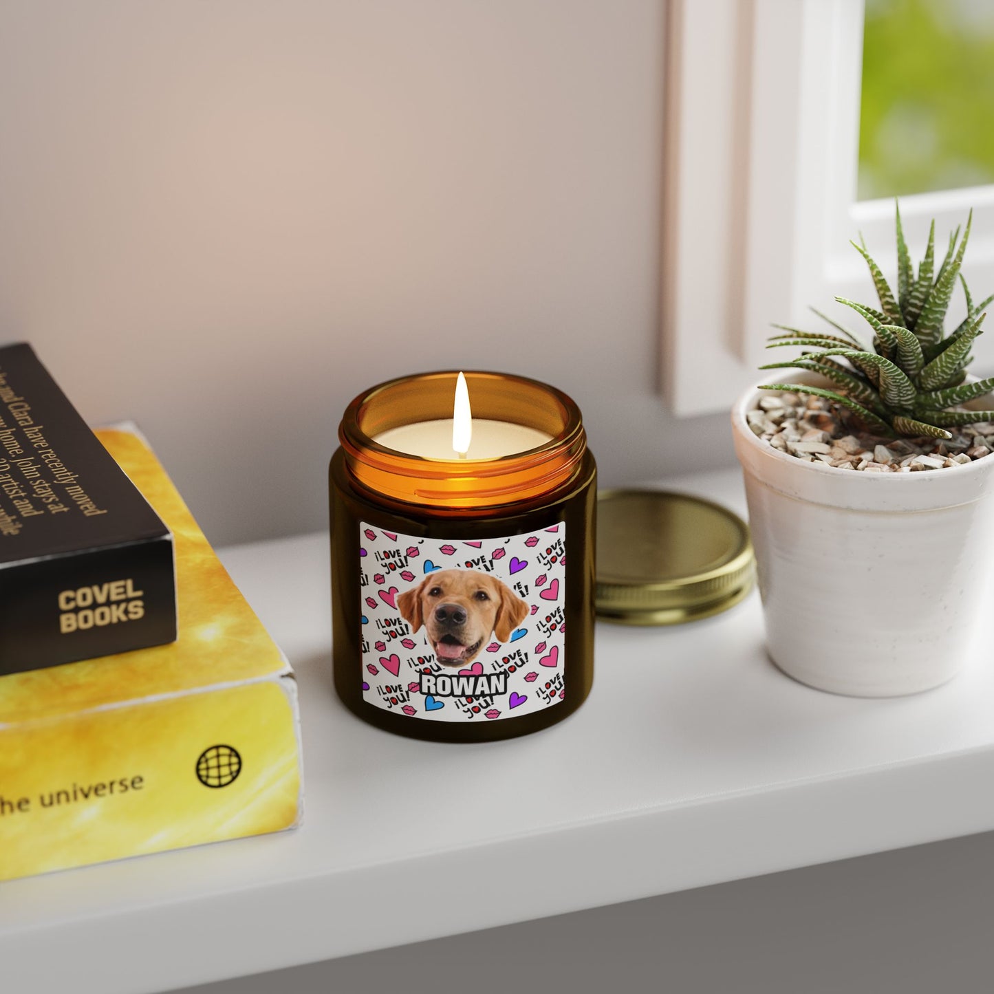 Thanksgiving Scented Candles, Coconut Apricot Wax (4oz, 9oz)