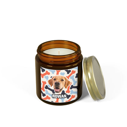 Pet Customization Scented Candles, Coconut Apricot Wax (4oz, 9oz)
