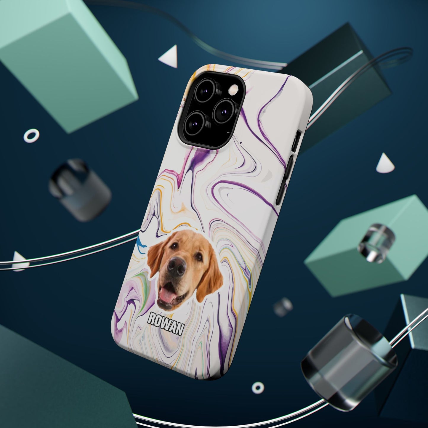 Marble Magnetic Impact-Resistant Cases