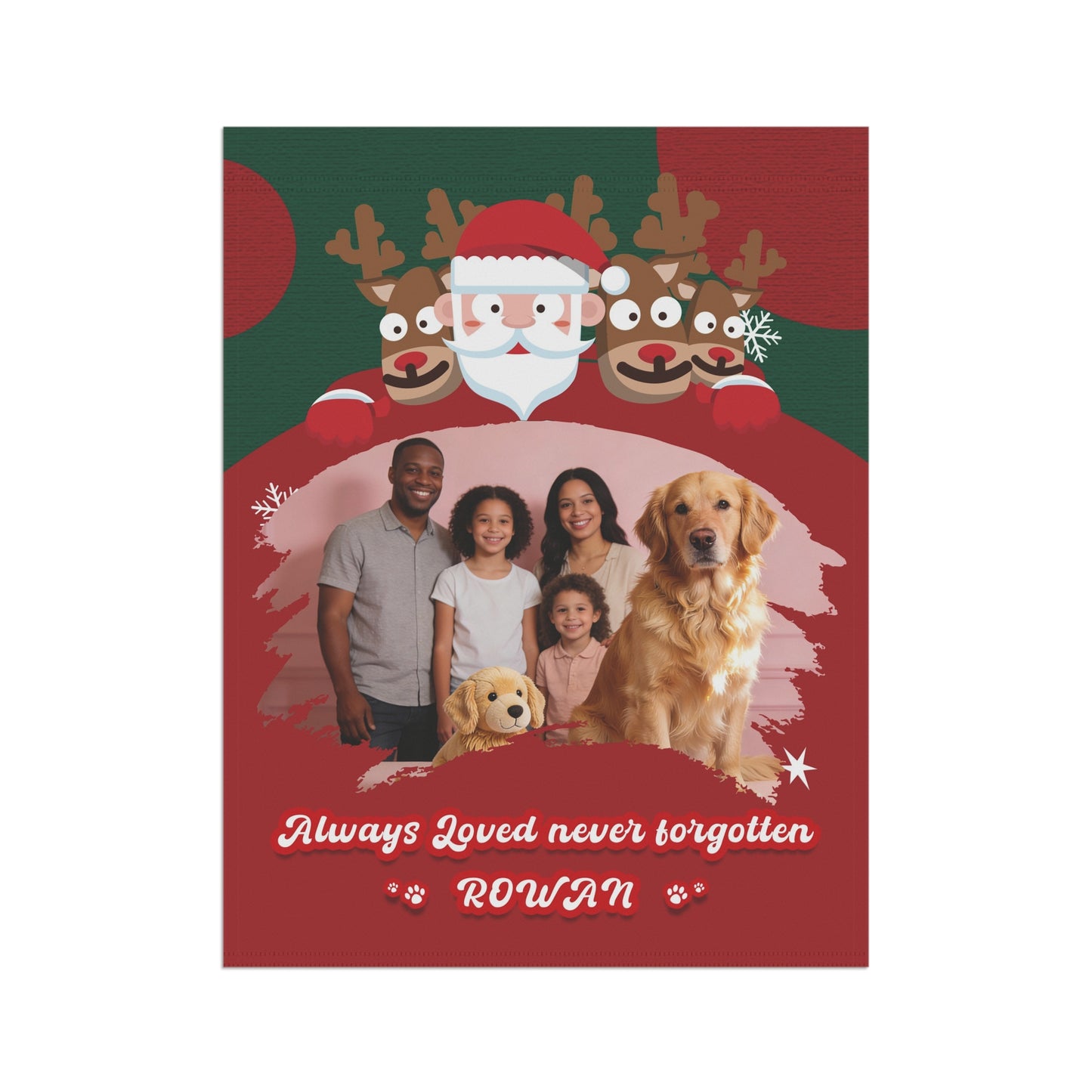 Christmas Garden & House Banner