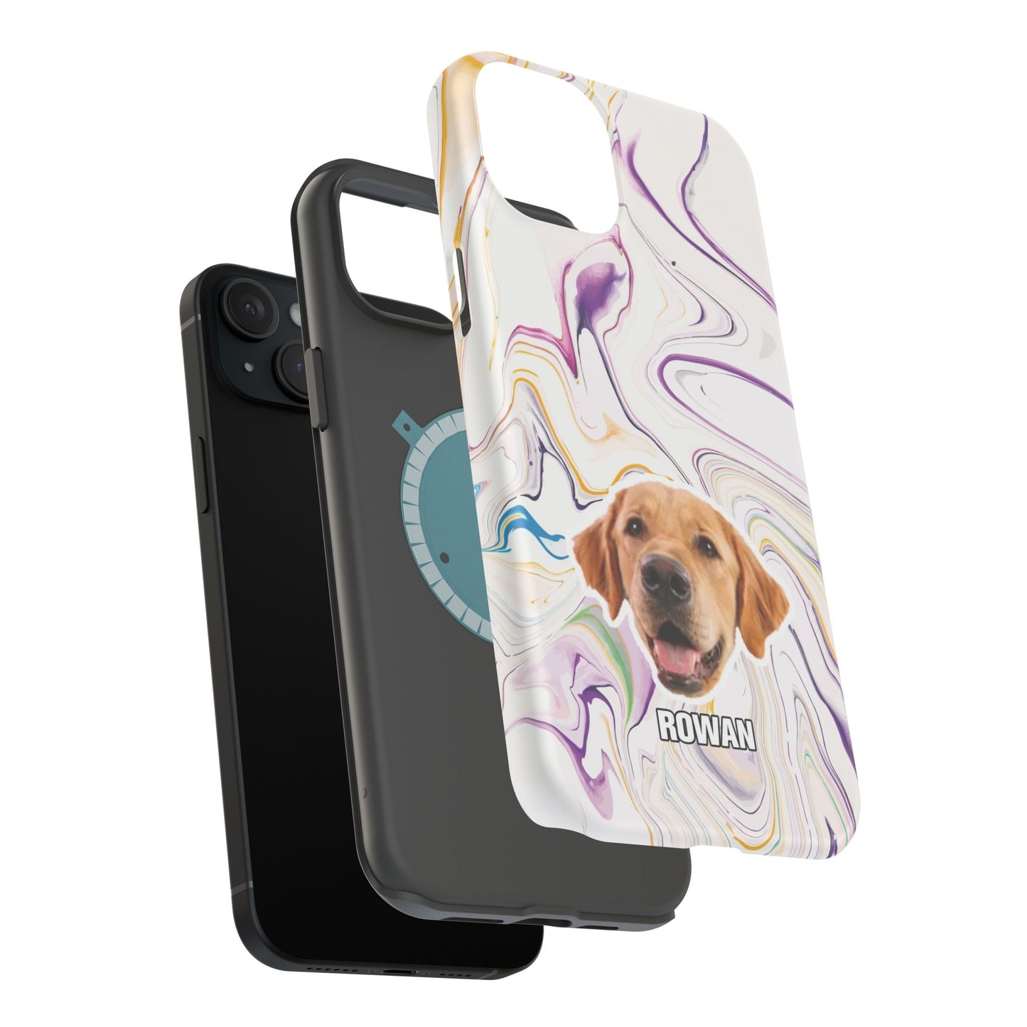 Marble Magnetic Impact-Resistant Cases