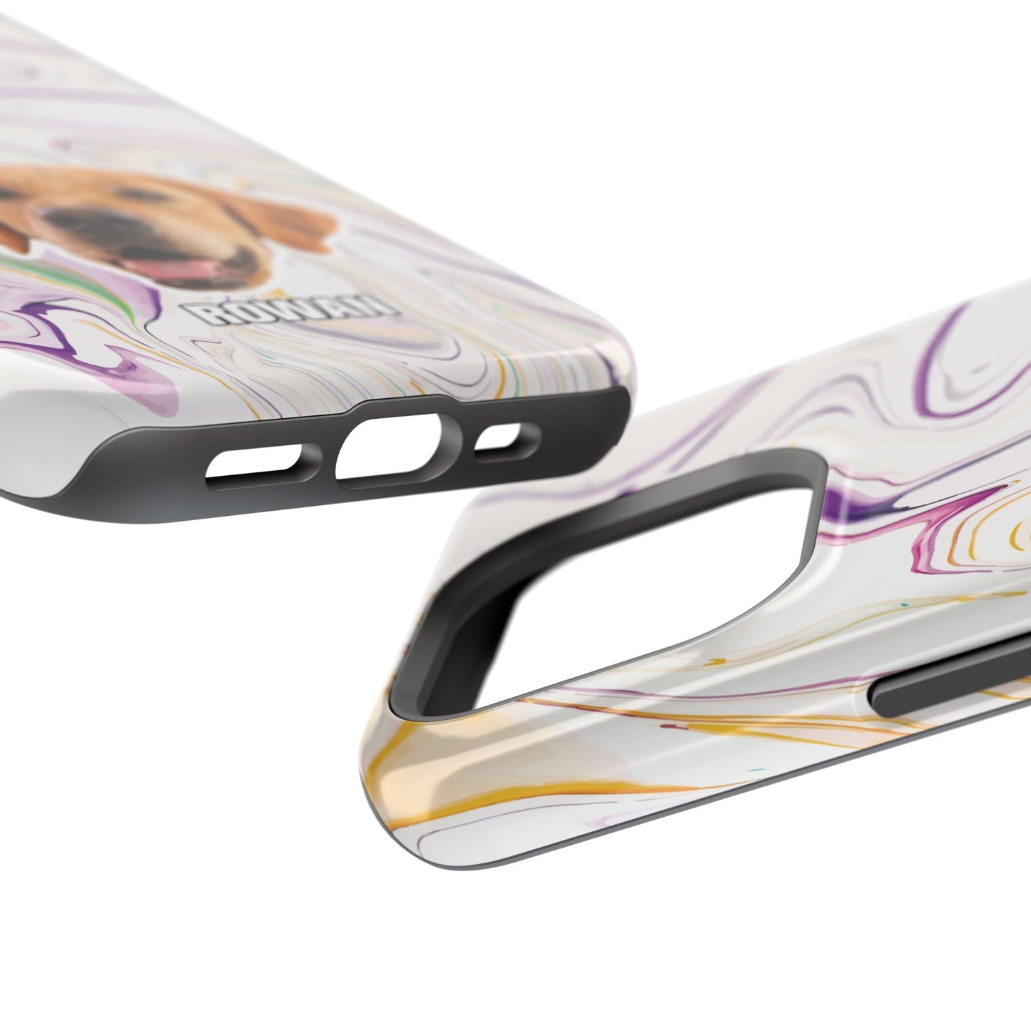 Marble Magnetic Impact-Resistant Cases