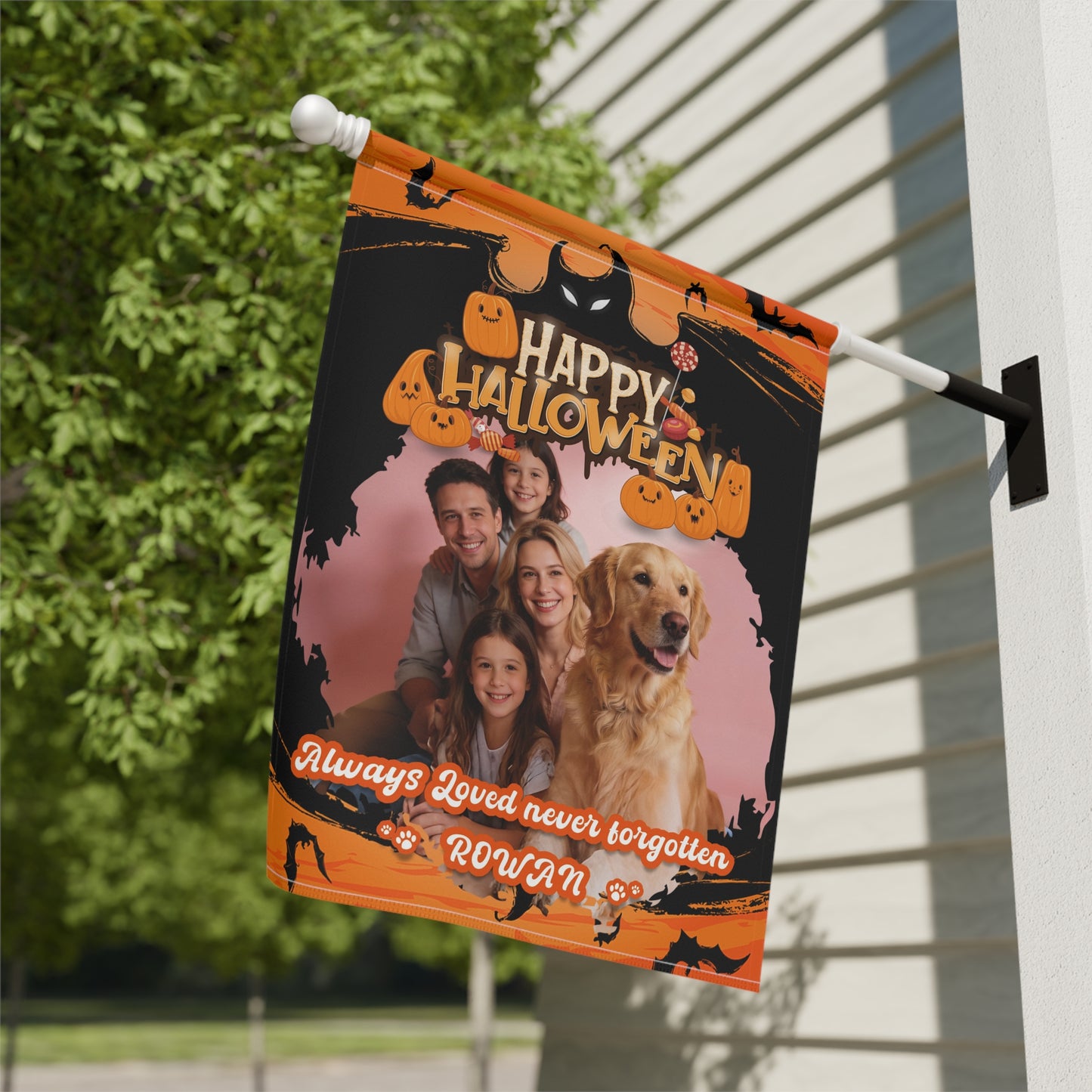 Halloween Garden & House Banner