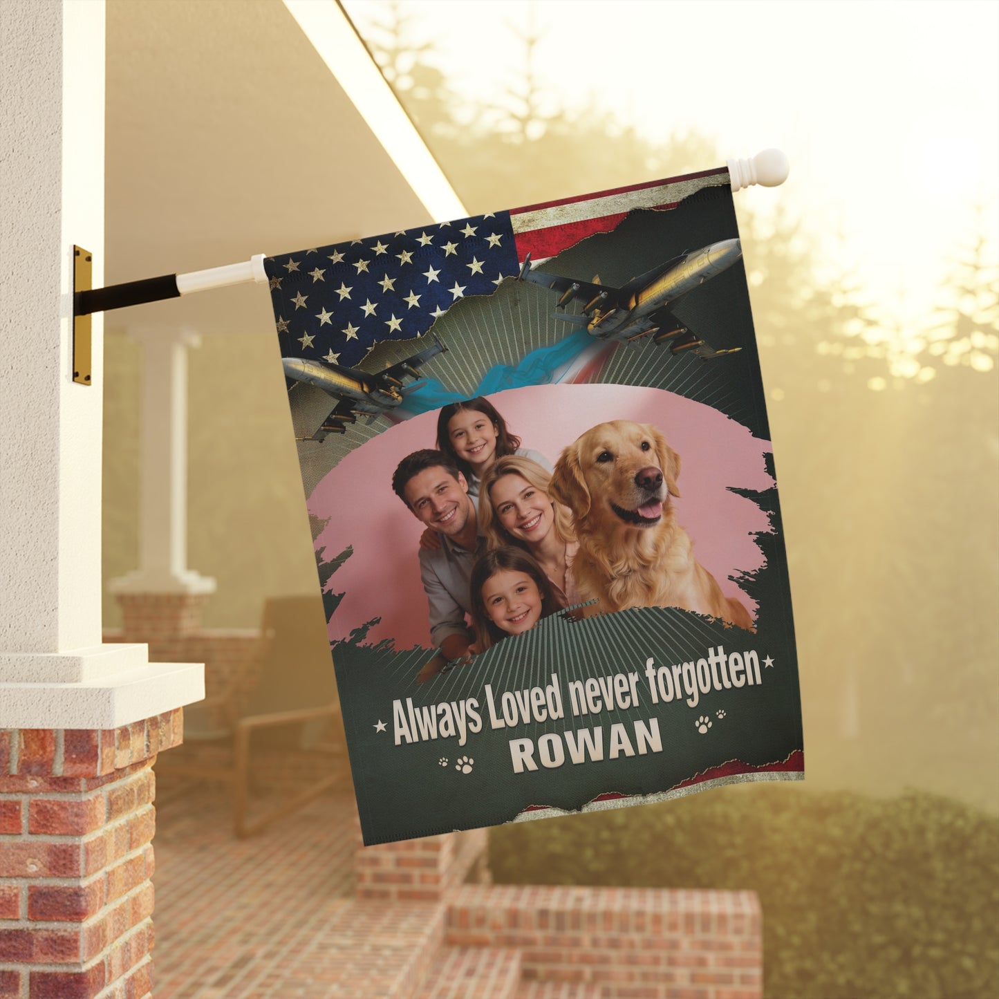 Memorial Day Garden & House Banner