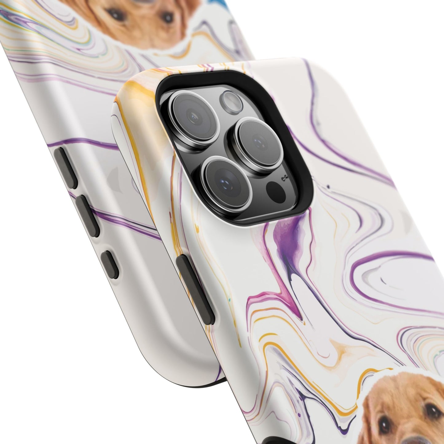 Marble Magnetic Impact-Resistant Cases