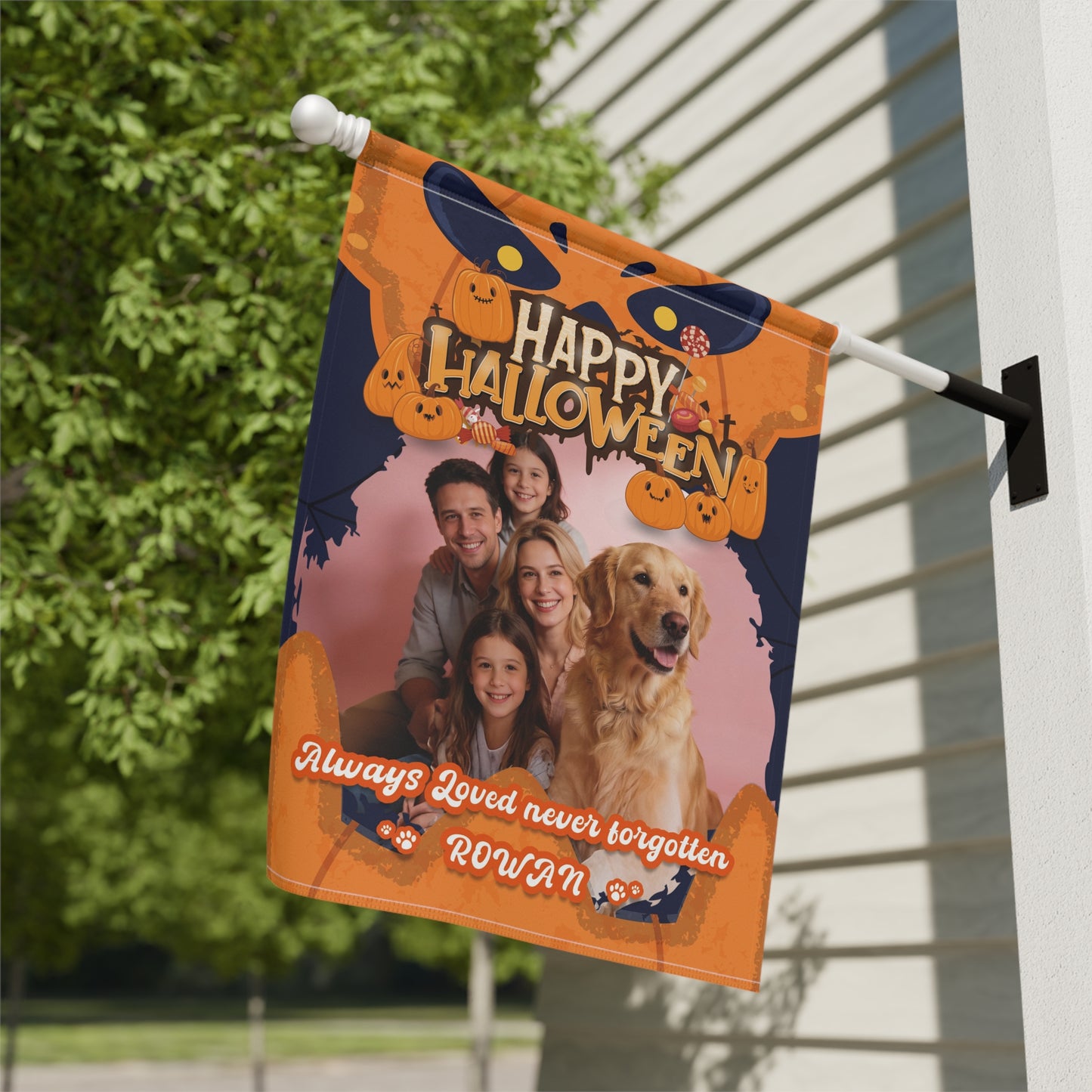Halloween Garden & House Banner