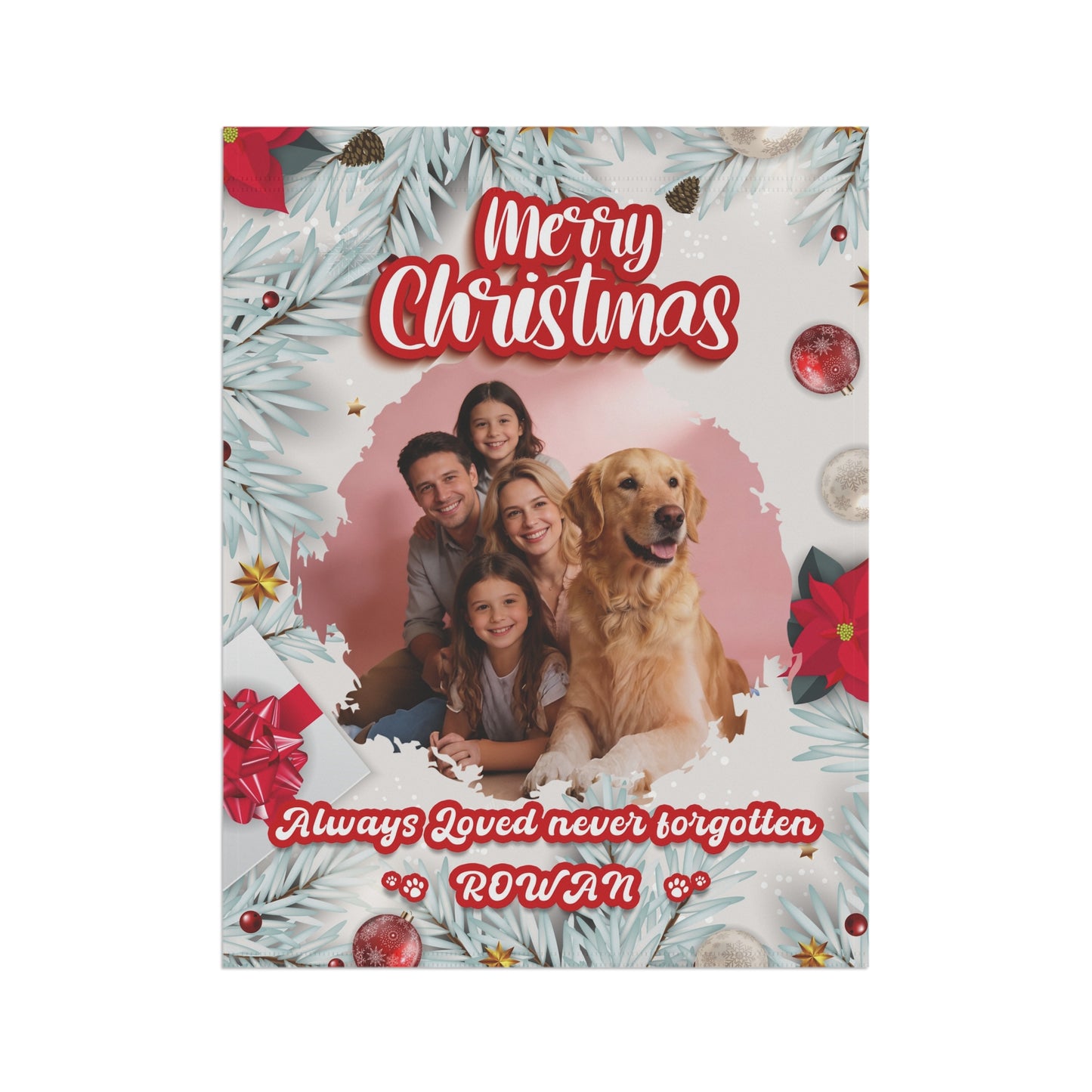 Christmas Garden & House Banner