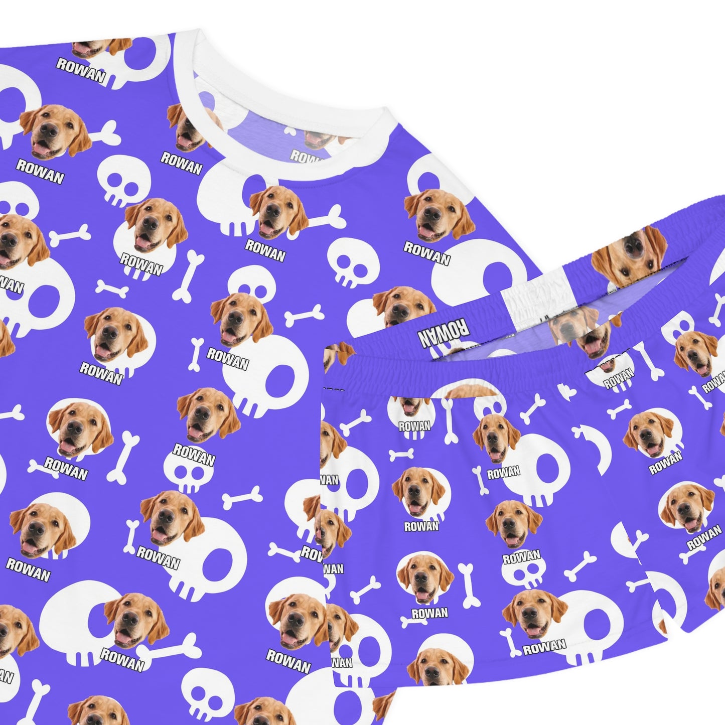 Halloween Women's Short Pajama Set (AOP)