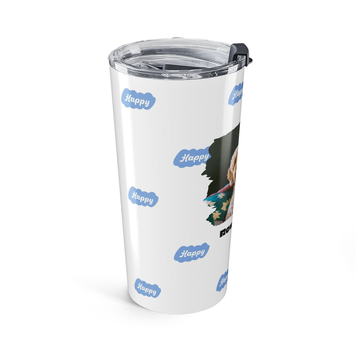 Custom Pet Portrait Tumbler 20oz