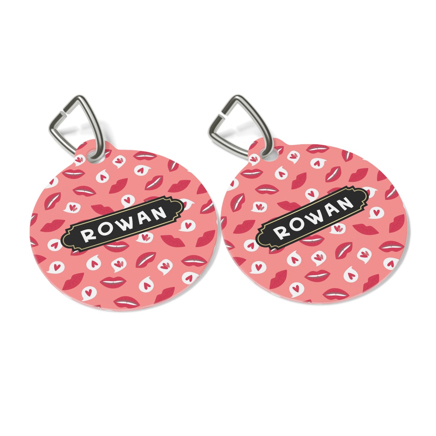Thanksgiving Round pet tag