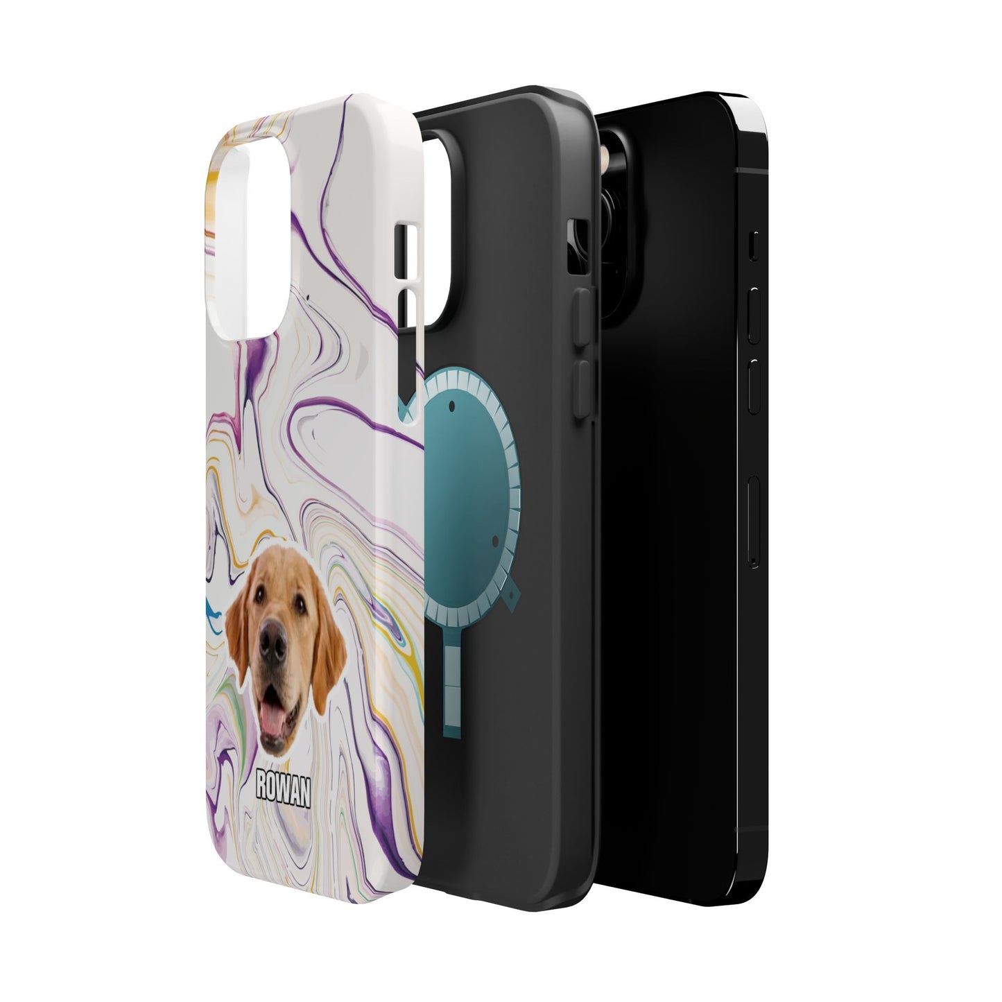 Marble Magnetic Impact-Resistant Cases