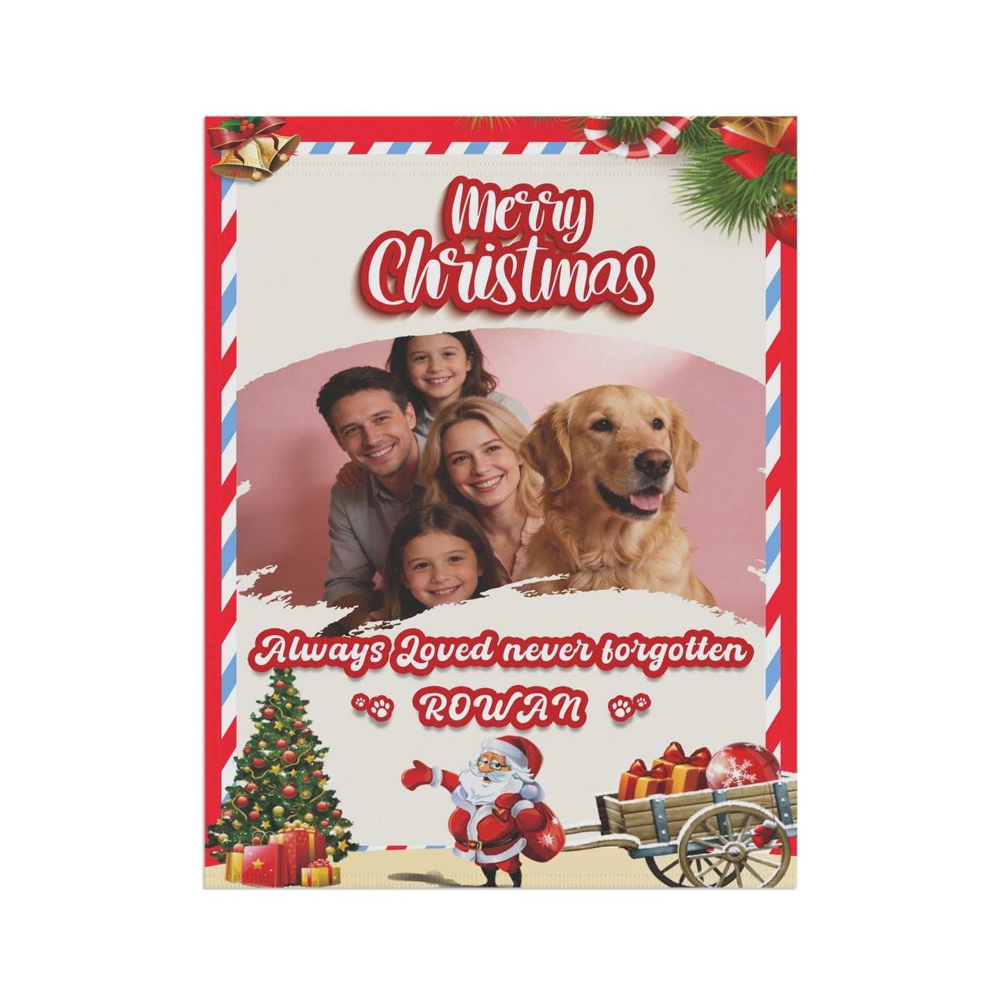 Christmas Garden & House Banner