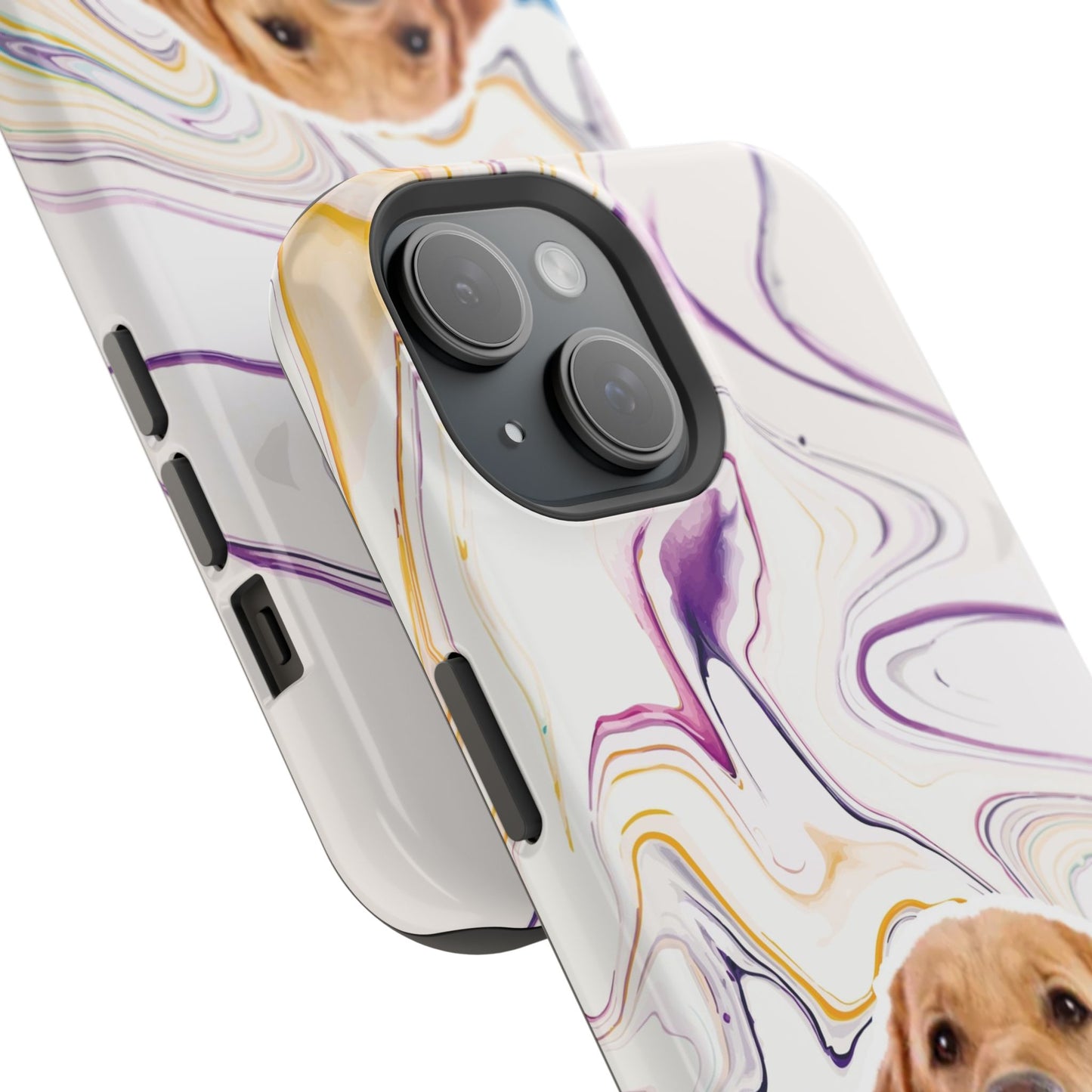 Marble Magnetic Impact-Resistant Cases