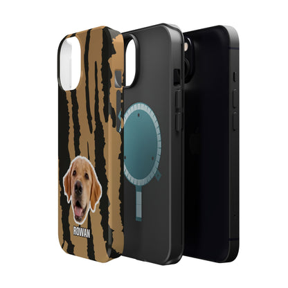 Animal texture Magnetic Impact-Resistant Cases