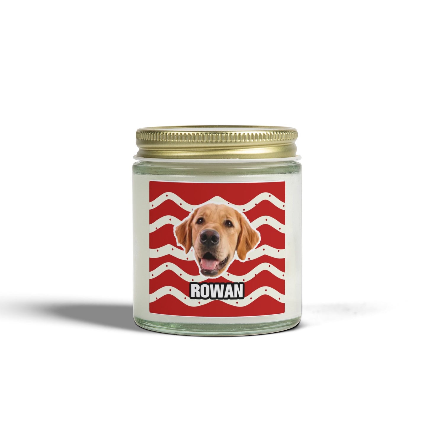 Christmas Scented Candles, Coconut Apricot Wax (4oz, 9oz)