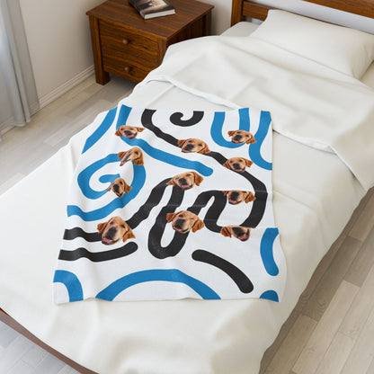 Thanksgiving Velveteen Plush Blanket