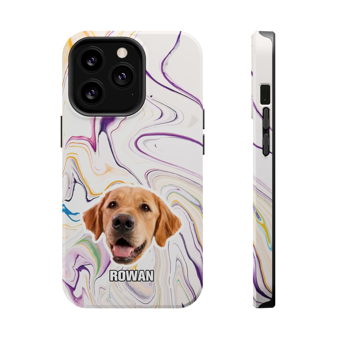 Marble Magnetic Impact-Resistant Cases