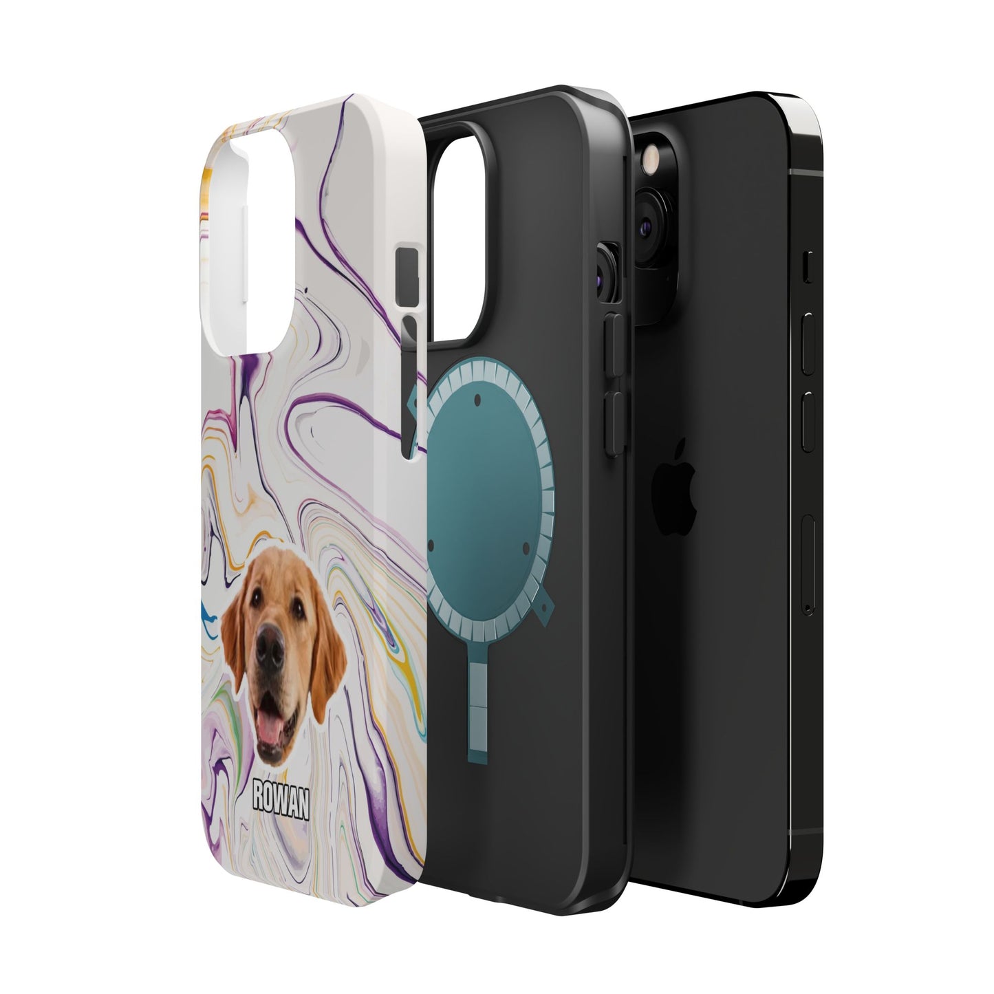Marble Magnetic Impact-Resistant Cases