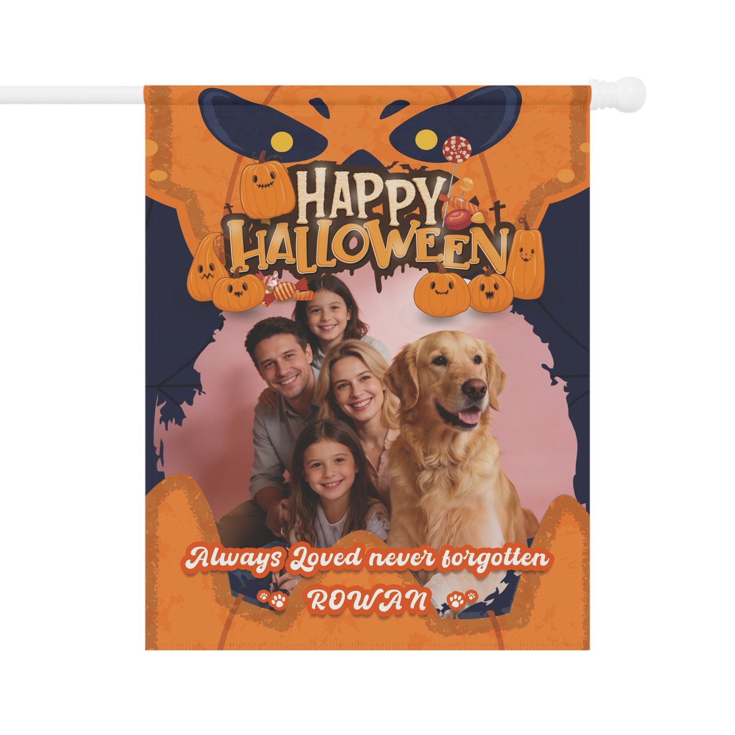 Halloween Garden & House Banner