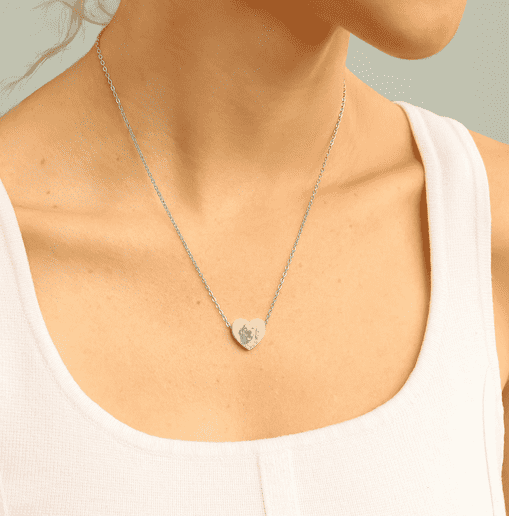 Custom Engraved Pet Portrait Necklace