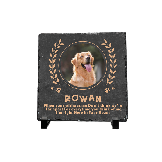 Pet Customization Slate Desk Plaque