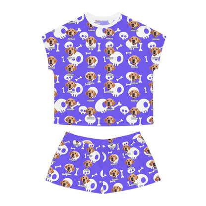 Halloween Women's Short Pajama Set (AOP)