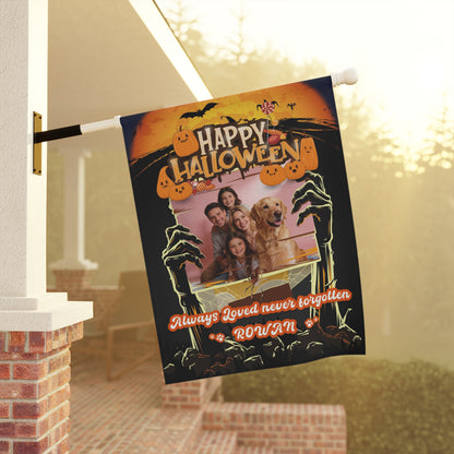 Halloween Garden & House Banner