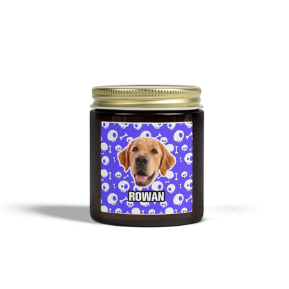 Halloween Scented Candles, Coconut Apricot Wax (4oz, 9oz)