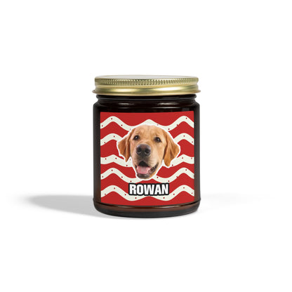 Christmas Scented Candles, Coconut Apricot Wax (4oz, 9oz)