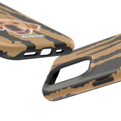 Animal texture Magnetic Impact-Resistant Cases