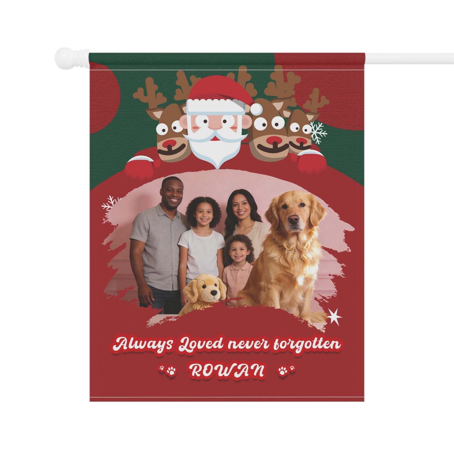 Christmas Garden & House Banner