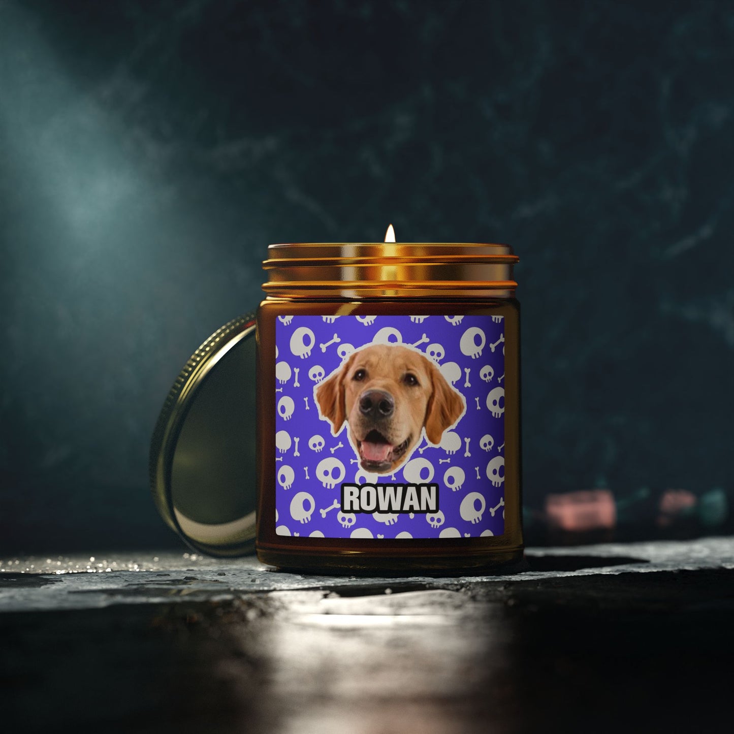 Halloween Scented Candles, Coconut Apricot Wax (4oz, 9oz)