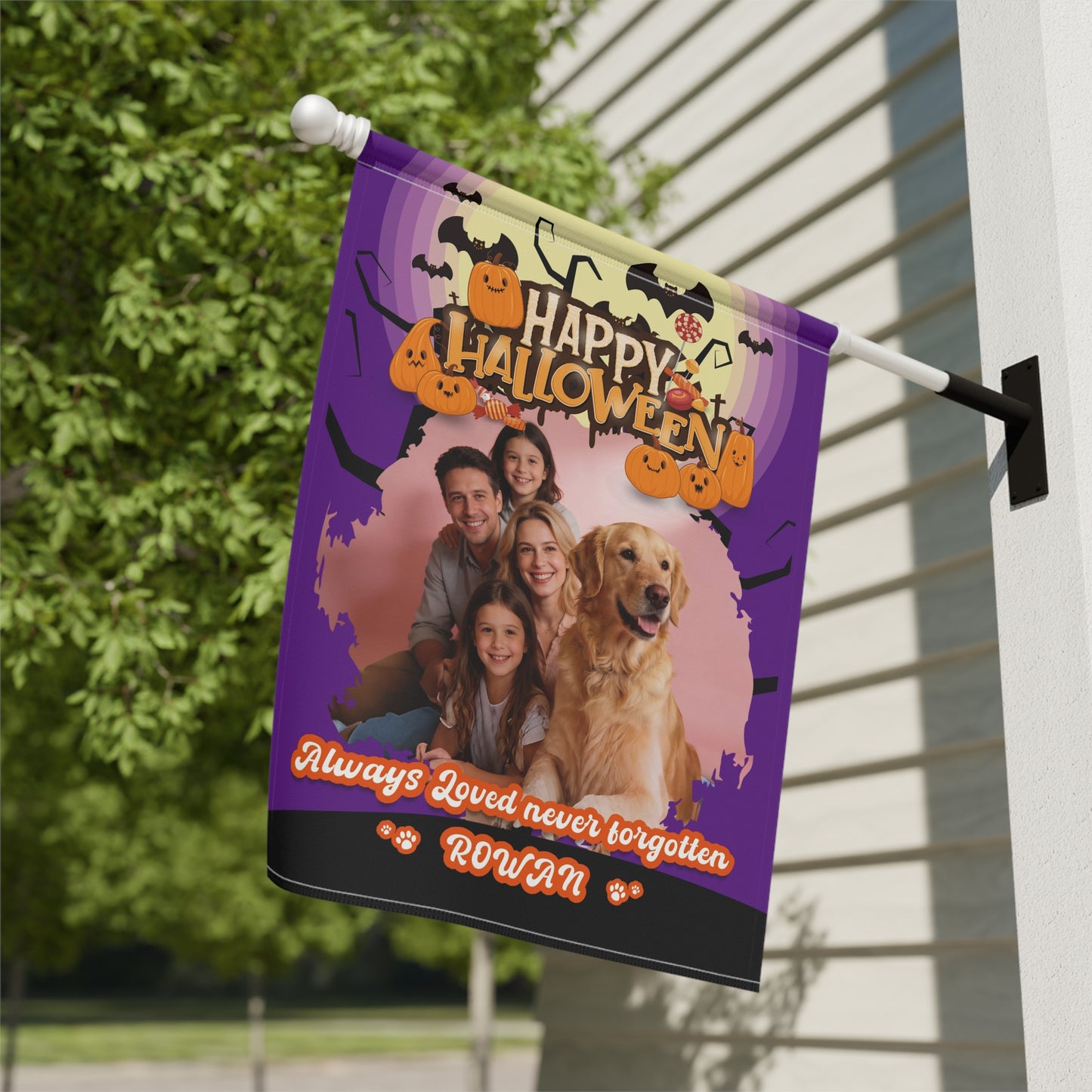 Halloween Garden & House Banner