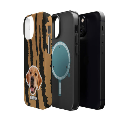 Animal texture Magnetic Impact-Resistant Cases